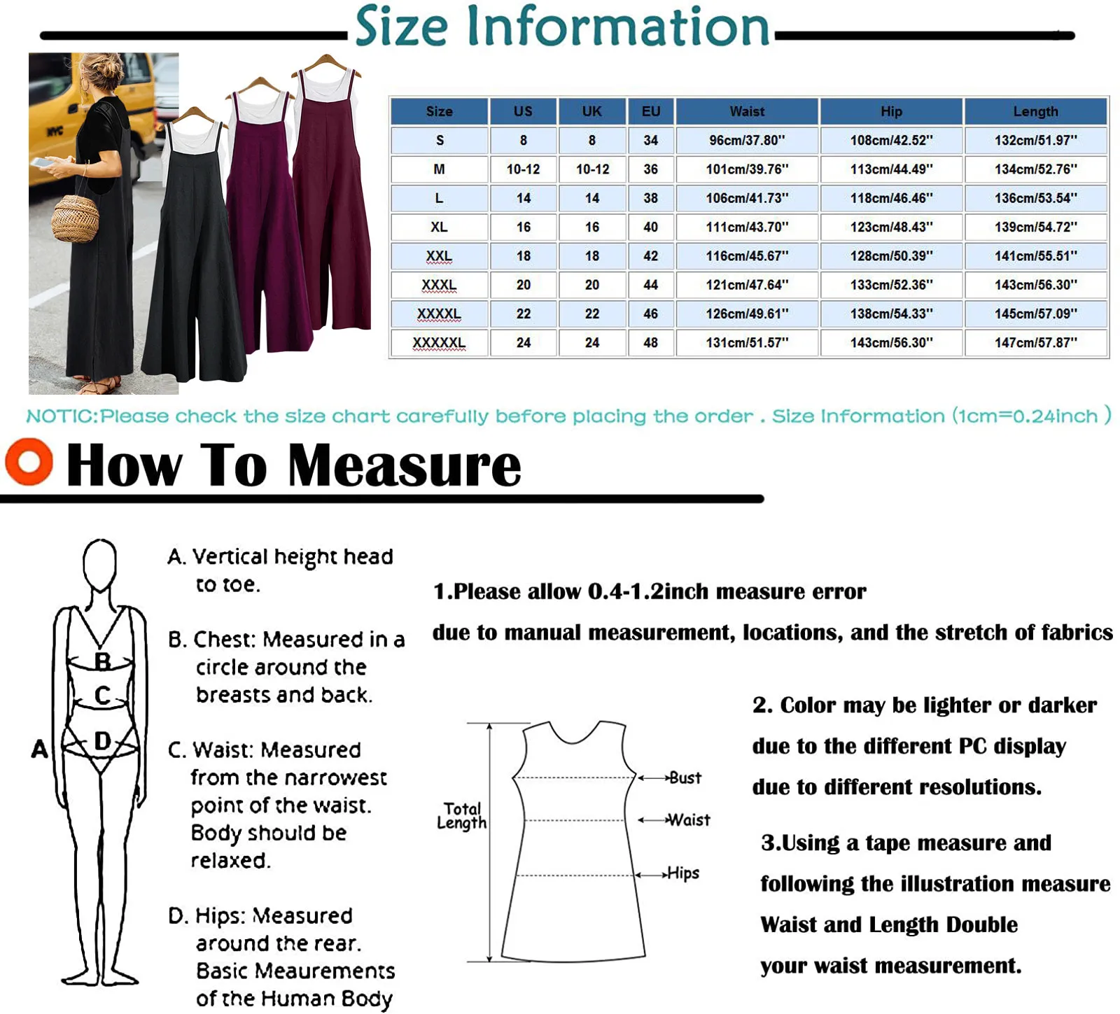 

Women's Playsuit Oversize Jumpsuit Bib Trousers Bib Pants Overalls Jumpsuit Romper Trousers Bodysuits Elegant Overalls For Women
