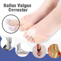 2colors silicone toe sleeve foot protection ballet high heels hallux valgus gel protective protector care tool massge toe pad