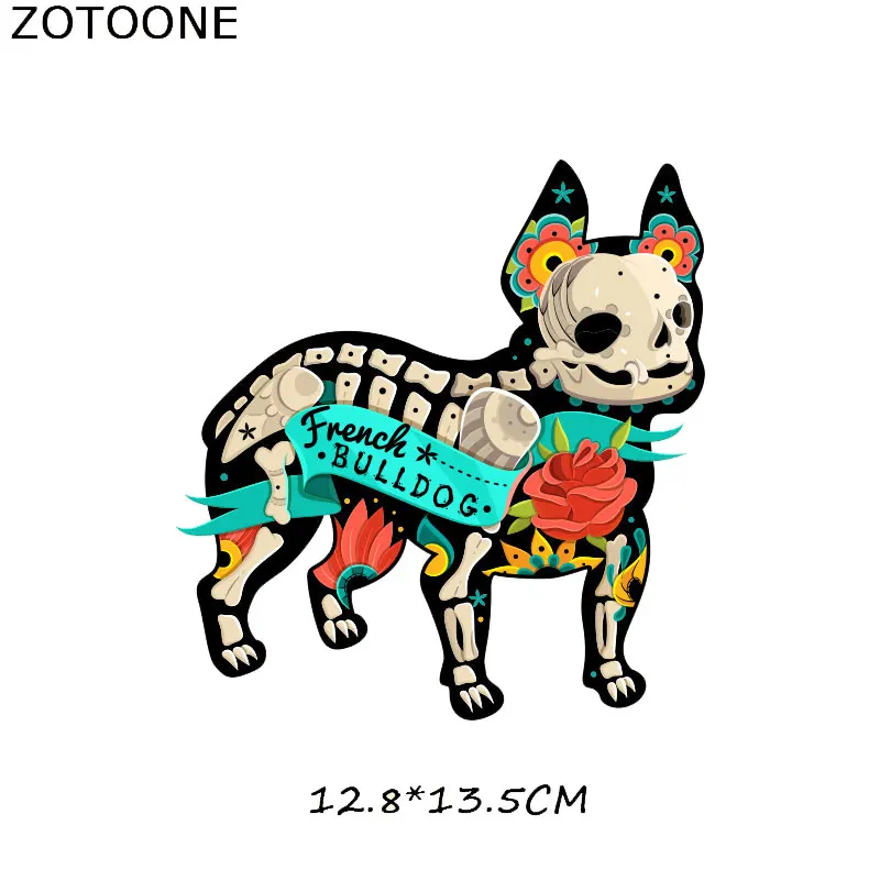 ZOTOONE милая собака мультфильм Железная на патч для детей наклейка на одежду DIY животных Тепловая аппликация передачи для футболки с принтом G - Цвет: 94