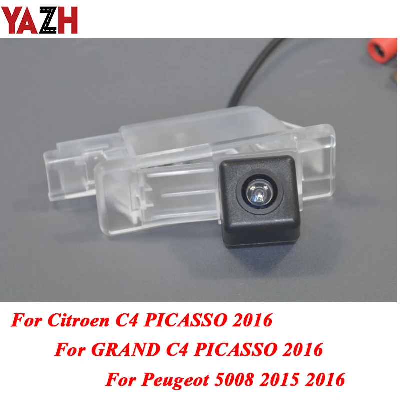 YAZH 170 градусов камера заднего вида для Citroen GRAND C4 PICASSO / Peugeot 5008 2016 HD CCD