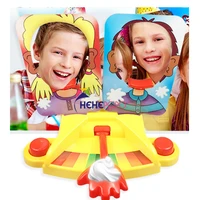 cake cream pie in the face family party fun game funny gadgets prank gags jokes anti stress toys for kids joke machine toy gift