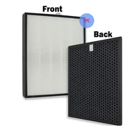 replacement air purifier hepa and carbon composite filter for bork a501 a503 a701 a700 a704 air purifier parts