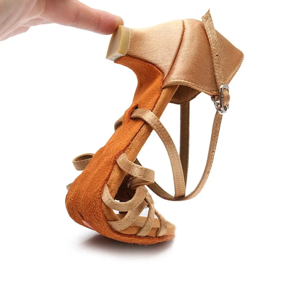 Детская танцевальная обувь для латинских танцев Женская бальная девочек Танго