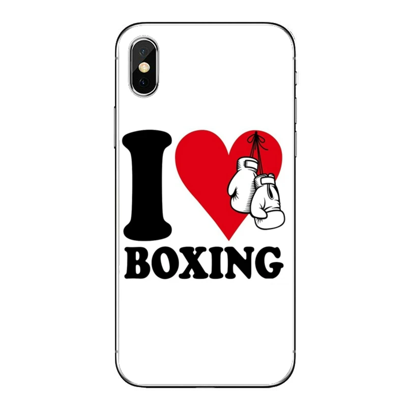 Боксерские перчатки силиконовый чехол для телефона iPhone 12 11 Pro Max Mini XS XR X 8 7 Plus 6 6S 5 5S