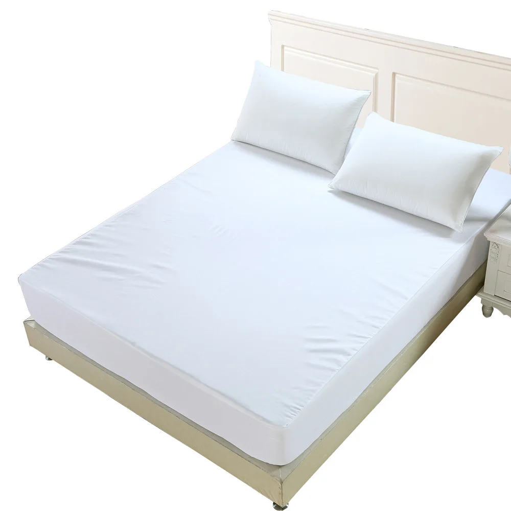 

Ins Wind Solid Color Bedspread Spring Sub-spinning Waterproof Bedspread with Urine and Sweat Insulation Sheets Bed Sheet
