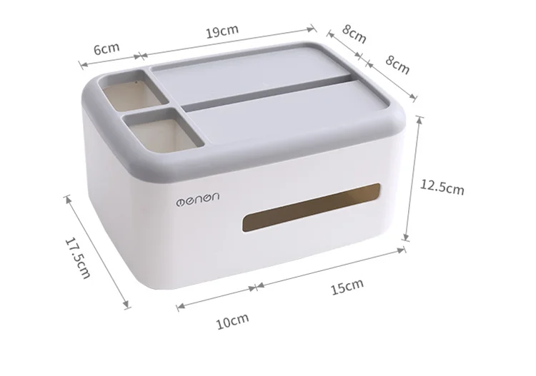 

Desktop Table Tissue Box Paper Holder Napkin Holder Case Organizer Case Toilet Paper Phone Holder