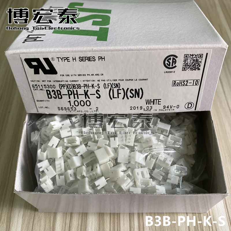 JST B4PS-VH 100% piezas nuevas con cabezal CONN R/A 4POS 3,96 MM-0