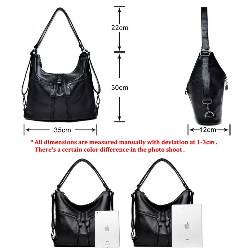 Модные женские кожаные сумки винного цвета женская сумка через плечо большая