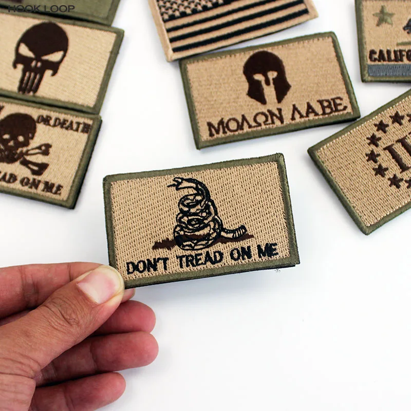 10 шт смешанные цвета армейские тактические заплатки коричневый эмблема