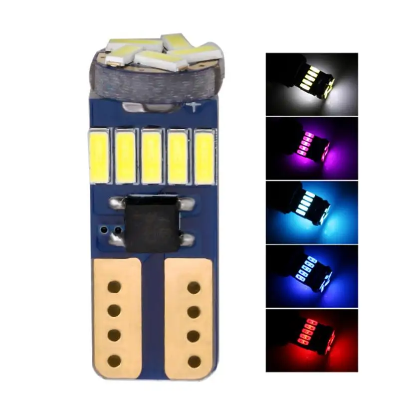 1 шт./10 шт. светодиодный ные лампы T10 15SMD 4014 светодиодсветодиодный автомобильные