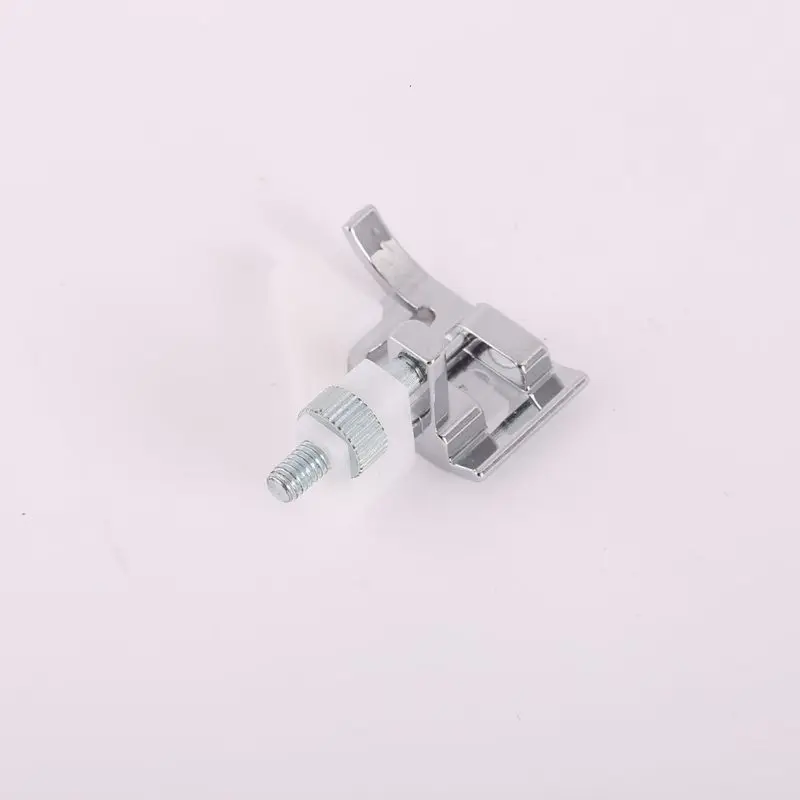 Горячая Распродажа серебристая свернутая кромка прижимная лапка для Janome SINGER Brother