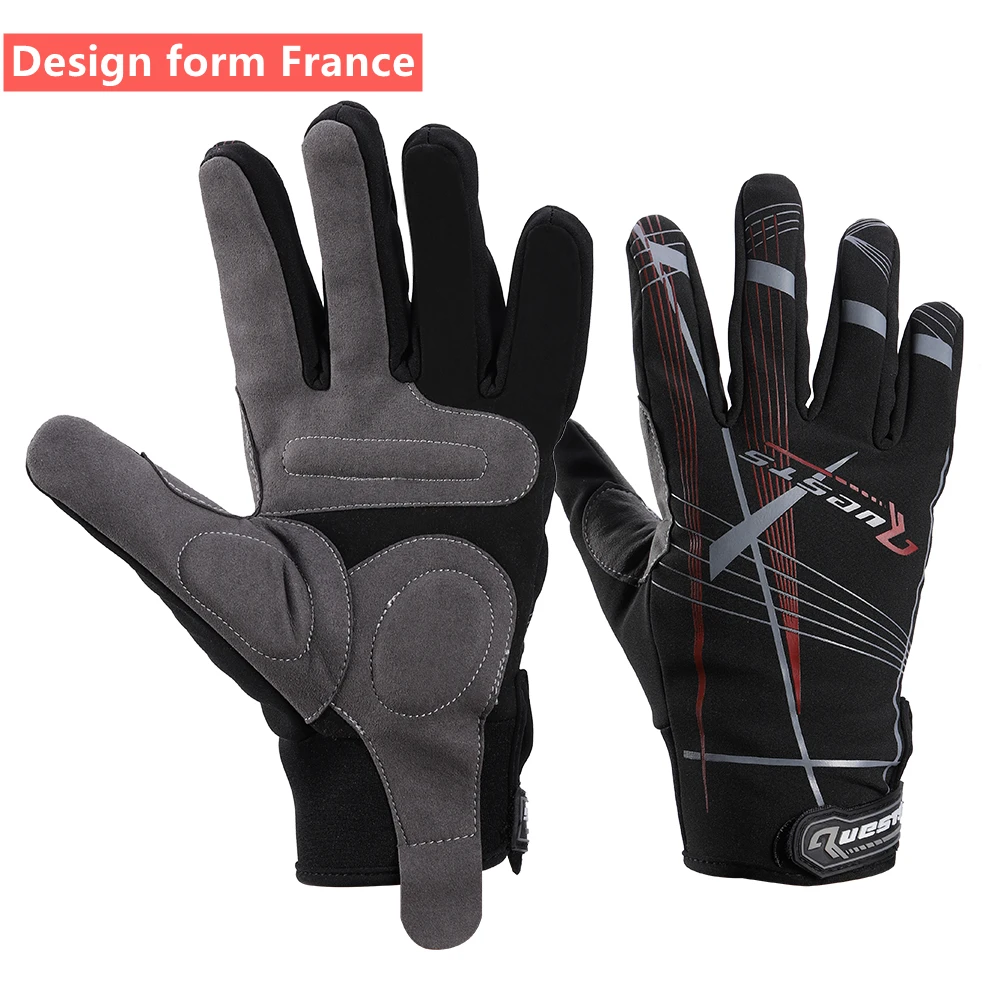 Полнопальцевые велосипедные перчатки противоскользящие износостойкие