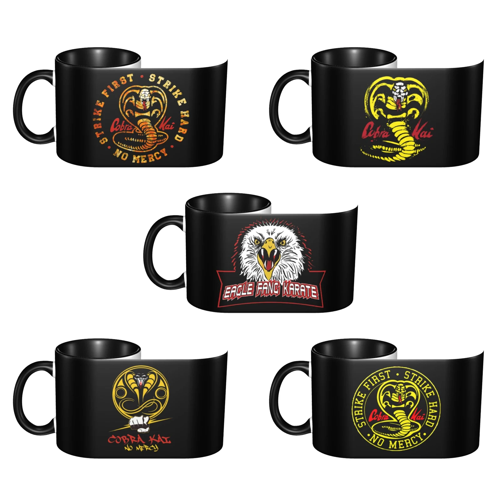 

Cobra Kai 11 OZ Ceramic Coffee Mug with Handle Tea Cup for Cocoa Milk Cereal Drinks Mug