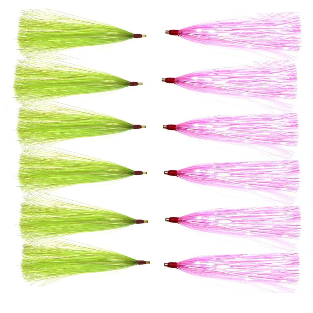 12 шт. тунец джиг приманка для рыбной ловли майлар Flash Teaser Джиг Рыболовная Приманка