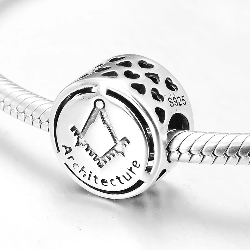 New Fashion 925 Sterling Silver Twelve job occupation Accessories beads Fit Original European Charm Bracelet Jewelry making | Украшения и