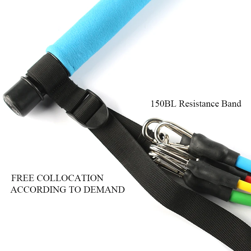 저렴한 5 개의 저항 밴드가 있는 150LB 조정 가능한 필라테스 바 세트, 전신 운동을위한 휴대용 체육관 스틱 크로스 핏 요가 홈 피트니스 저렴한 5 개의 저항 밴드가 있는 150LB 조정 가능한 필라테스 바 세트, 전신 운동을위한 휴대용 체육관 스틱 크로스 핏 요가 홈 피트니스