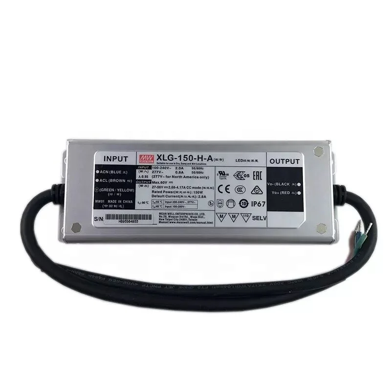 MEAN WELL XLG 150 A/AB Series DC12/24V 150W Светодиодный драйвер постоянного режима питания