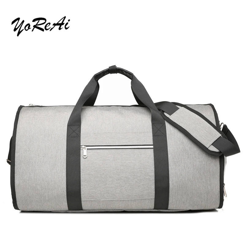 Мужская Дорожная сумка тоут для занятий фитнесом из водонепроницаемого нейлона