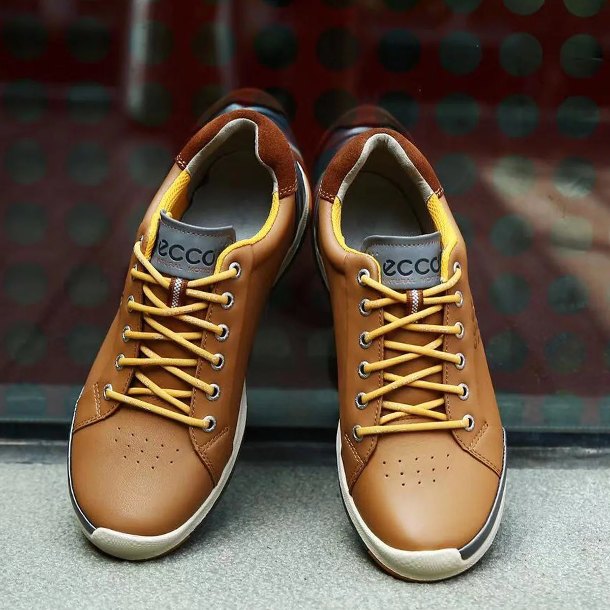 

New Golf Sneakers brown Genuine Leather Sports shoes Men Jogging Walking Shoes Size 39~44 breathable training shoes