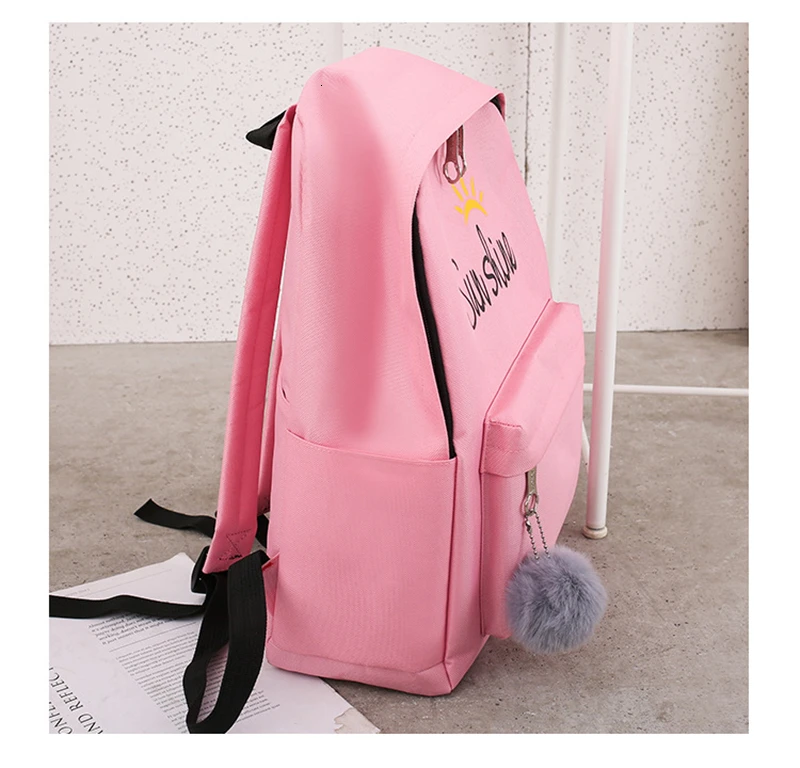 school bags 4pcs/set School Satchel Backpacks for children School bag for girls mochilas escolares infantis