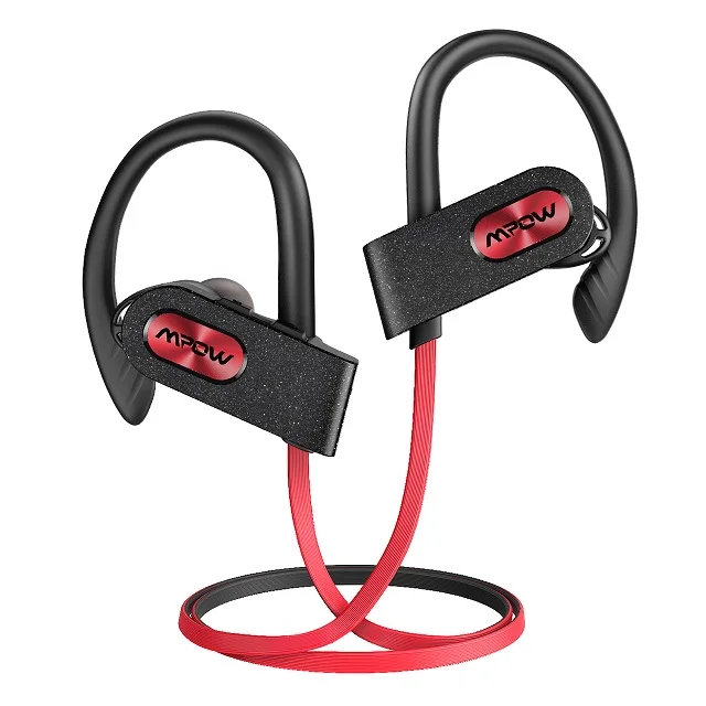 Красный Mpow Flame2 Bluetooth наушники с 13-Hr Playtime Bluetooth 5,0 беспроводные наушники IPX7 водонепроницаемые спортивные наушники для Xiaomi - Цвет: Красный