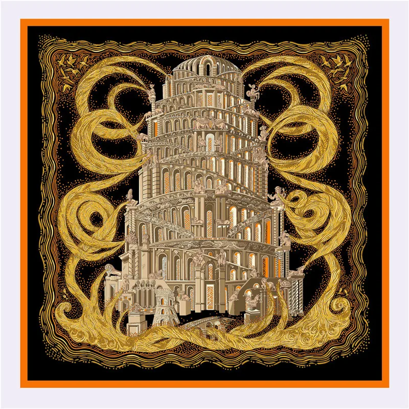 Повседневный женский большой квадратный шарф новый дизайн многоцветные