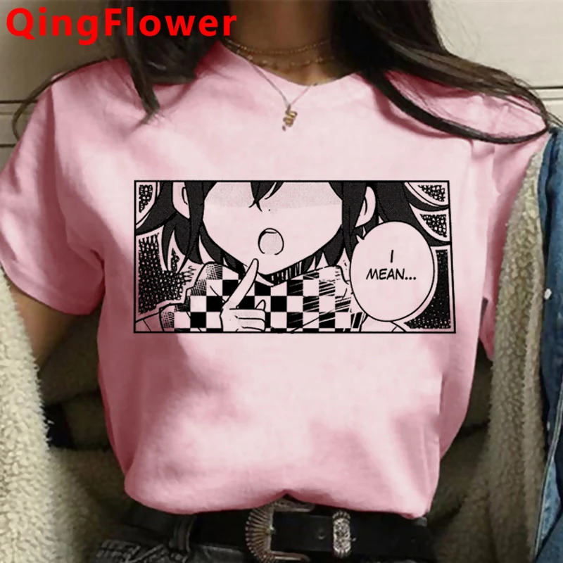 Ума Kokichi Danganronpa Mikan Tsumiki футболка мужская пара уличная размера плюс одежда