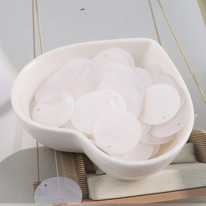 90 шт./лот матовыми пайетками 20 мм плоские круглые блесток Швейные Craft для