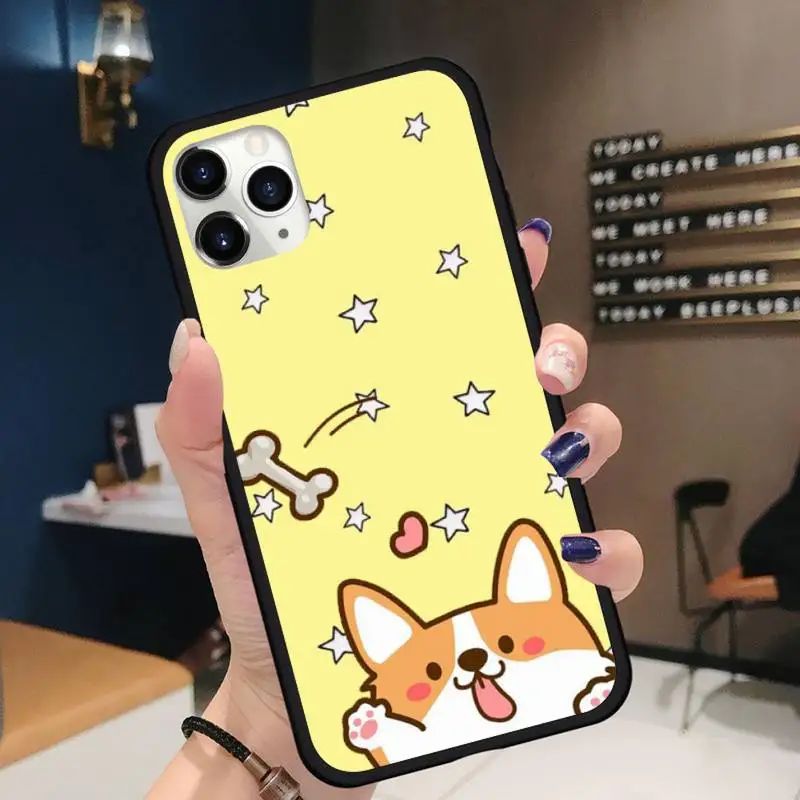 

Corgi dog animal Phone Case for iPhone 11 12 pro XS MAX 8 7 6 6S Plus X 5S SE 2020 XR Soft silicone