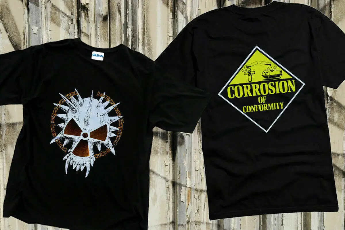 

New CORROSION OF CONFORMITY T-Shirt Tour Concert Punk Band Size S to 3XL New Metal Short Sleeve Casual Shirt