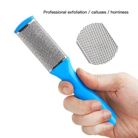 1 pcs stainless steel foot rasp file foot care hard dead callus remover exfoliating pedicure reusable easy clean pedicure tools