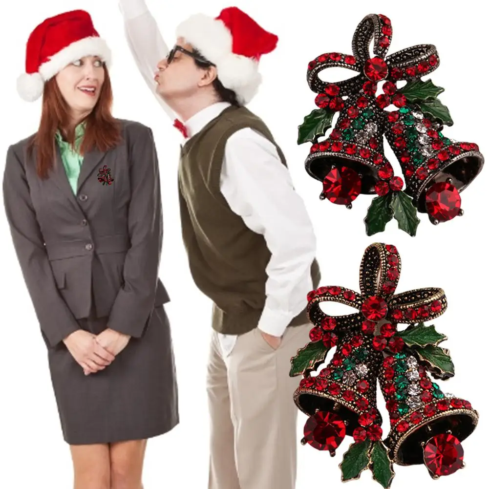 Рождественская булавка женский милый креативный костюм Рождественский бантик