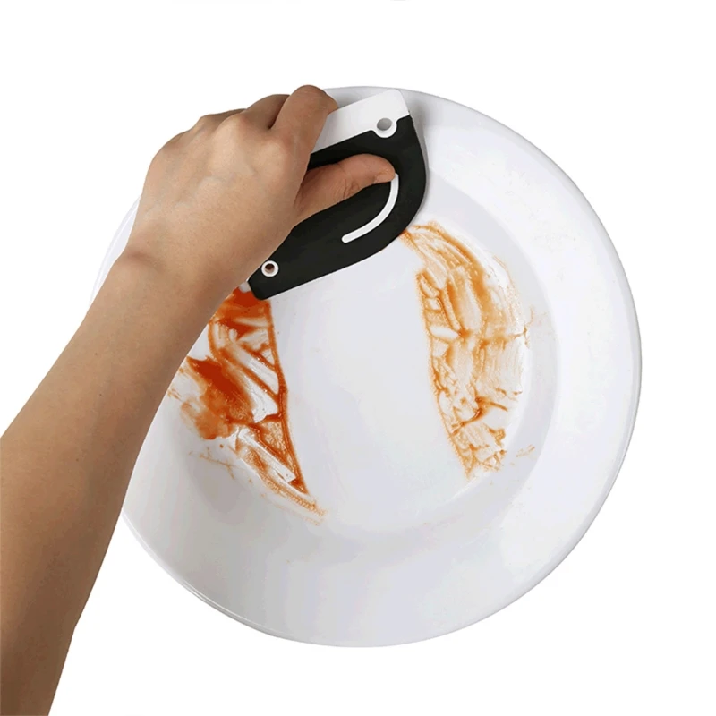 

Manual Pan Scraper Dish Cleaner Spatula Cleaning Tool Kitchen Cooking Utensils