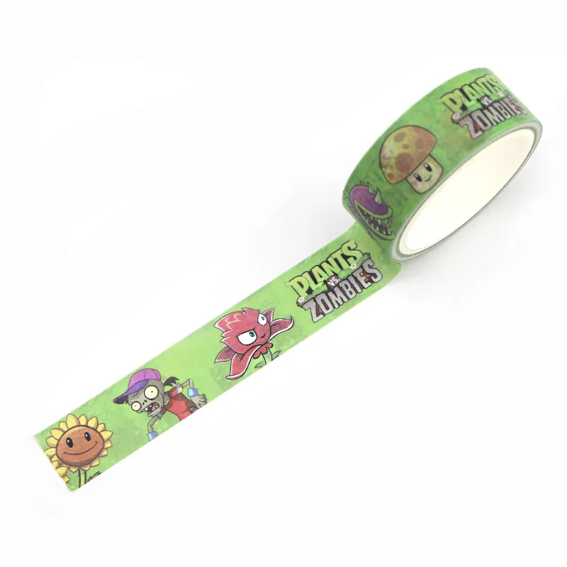 

FD0453 Plant Wars Washi Tape Paper DIY Decorative Adhesive Tape Stationery Masking Tapes Supplies