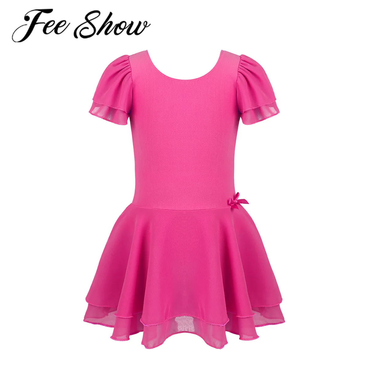 Купальник для девочек занятий художественной гимнастикой балерины платье-пачка