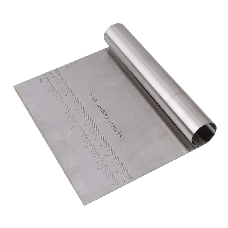 1 шт. скребок для пиццы из нержавеющей стали резак выпечки лопатки теста помадка