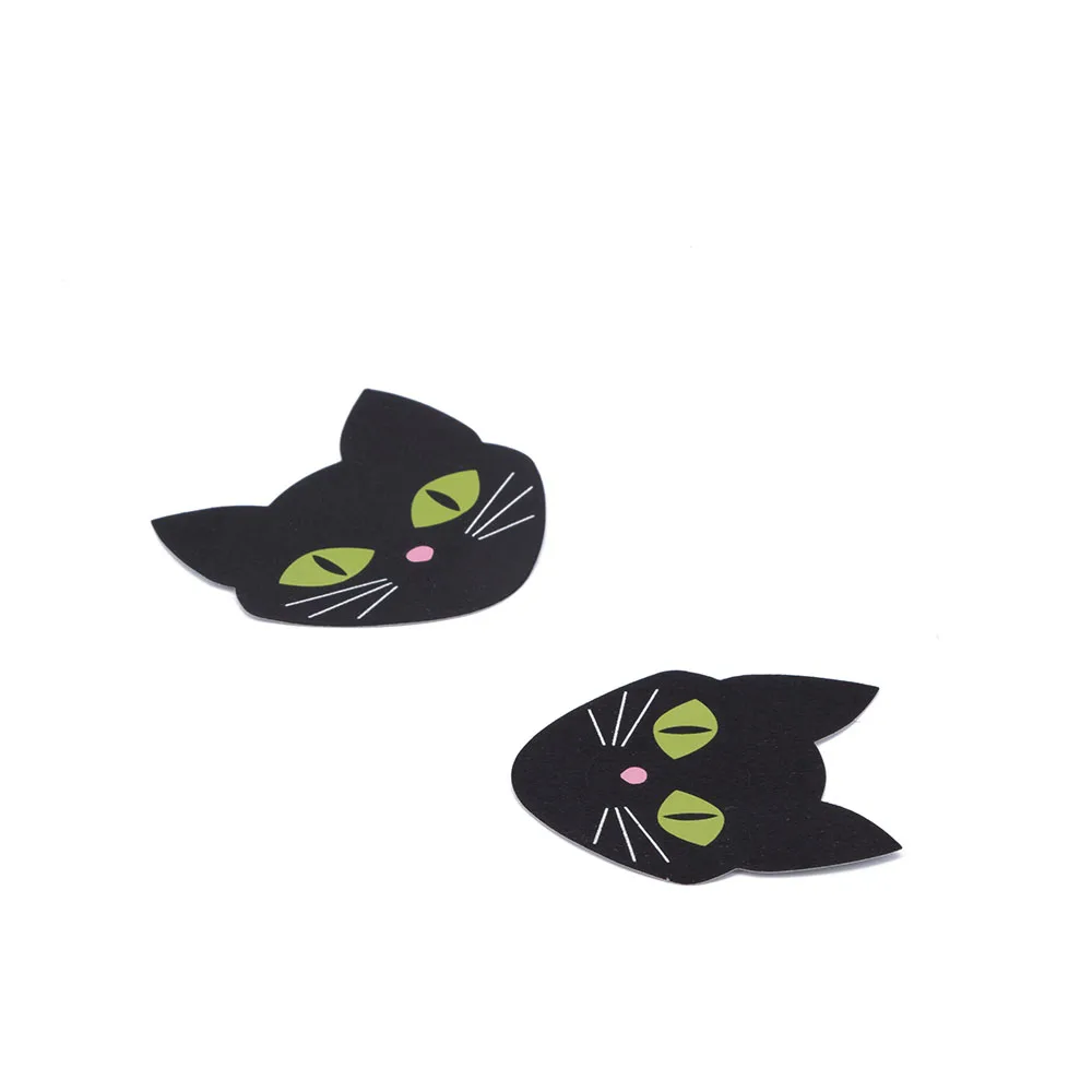 2 пары сексуальные милые женские светящиеся кошачьи ниппели самоклеющиеся