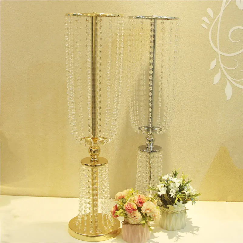 Свадебный подсвечник для украшения золотистого/серебряного обеденного стола с