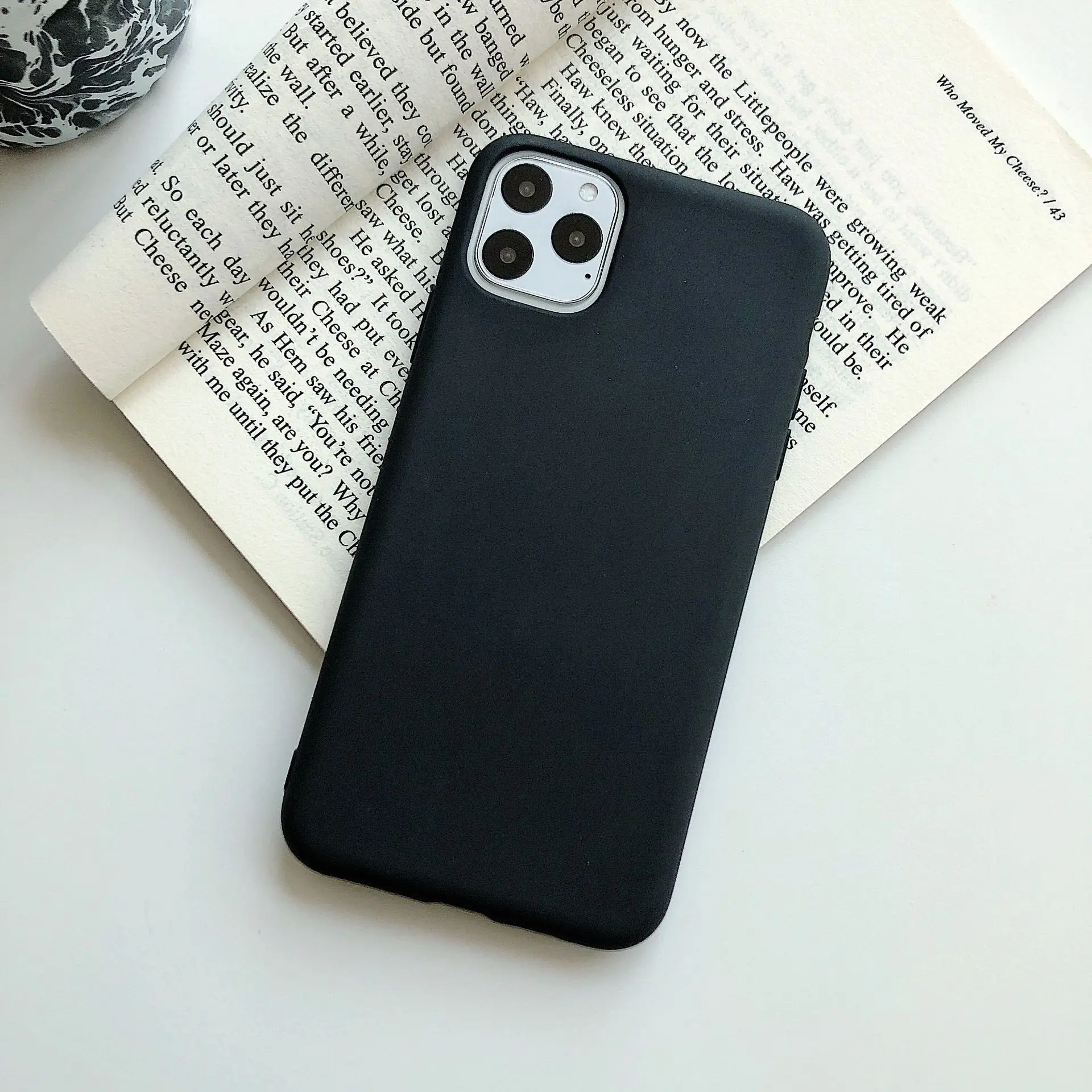 Чехол для iPhone 11 12 Pro Max X XS XR плоский чехол Макарон Для 8 7 6 6s Plus телефона мягкая