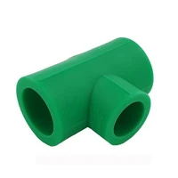 ppr reducer tee green high end boutique tee 6 points to 4 points 25 to 20 home improvement water pipe fittings