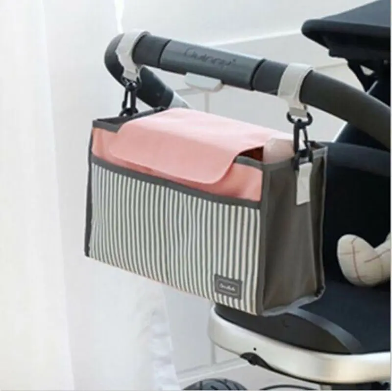 Портативная многофункциональная сумка для детских подгузников коляски