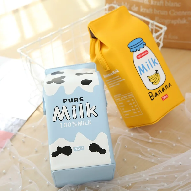 Women Milk Box Cartoon Shoulder Bag Girls Crossbody Bags Phone Bag WHShopping