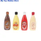 1:12 Кукольный домик миниатюрная еда мини Шоколадный Соус для кетчупа джема куклы кухонная игрушка