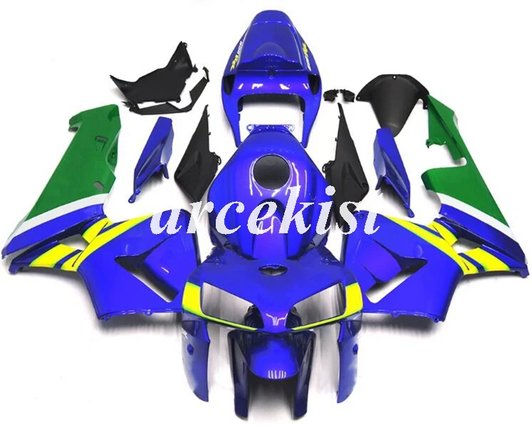 

4 Gifts Injection mold New ABS Fairings Kit Fit for HONDA CBR600RR F5 2005 2006 05 06 bodywork set blue green