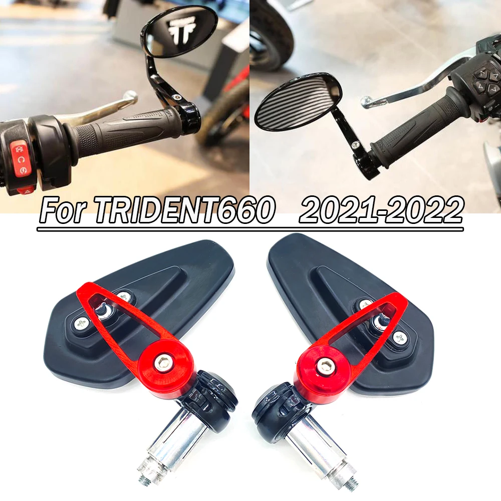 Мотоциклетное зеркало заднего вида с ручкой для Trident 660 TRIDENT660 2021 2022 подходит для Trident 660 ручка rreverse Mirro