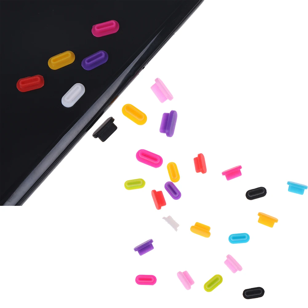 5 шт. аксессуары для компьютера красочная силиконовая Пылезащитная заглушка