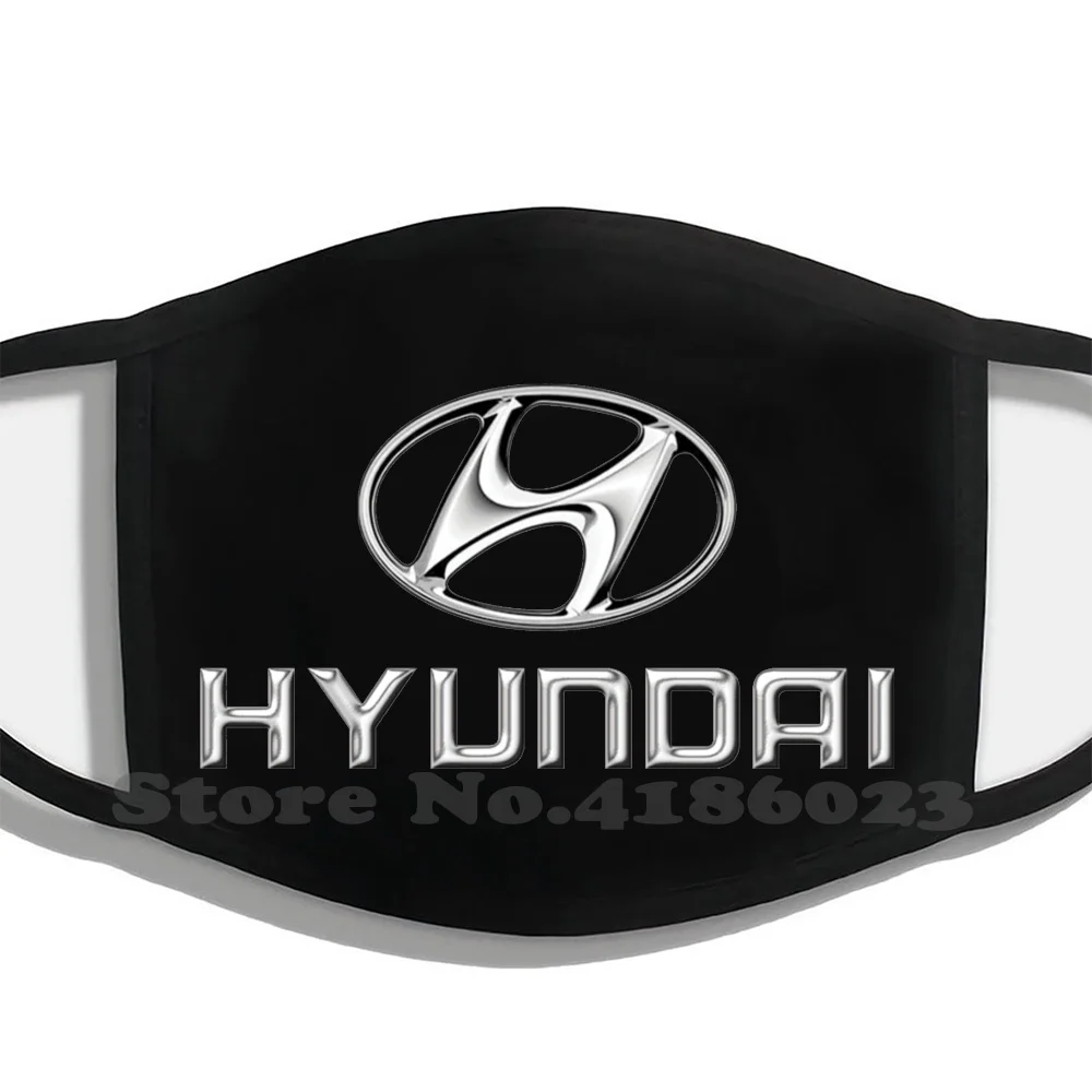 

Моющиеся черные маски для мужчин и женщин Hyundai с логотипом Hyundai