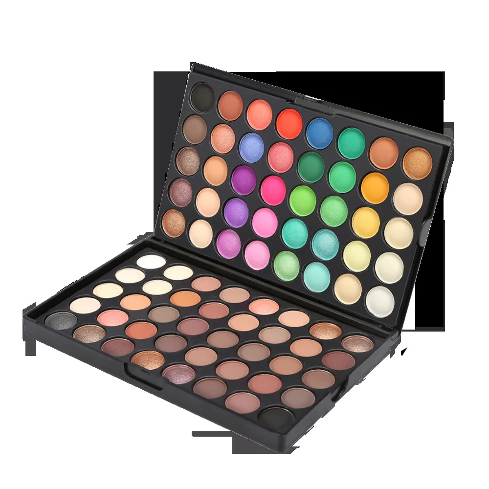 Cosmetic Matte Eyeshadow Cream Makeup Palette Shimmer Set 80 Color Pallete Smoky Lasting-Effect Nature |