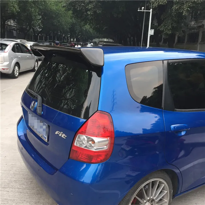 Спойлер для Honda Jazz Fit высококачественный спойлер из АБС материала заднего крыла