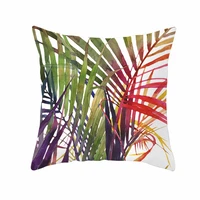 nordic decorative home cushion cover for sofa pillowcase case seat car pillowcase tropical plants pillow covers 45x45cm